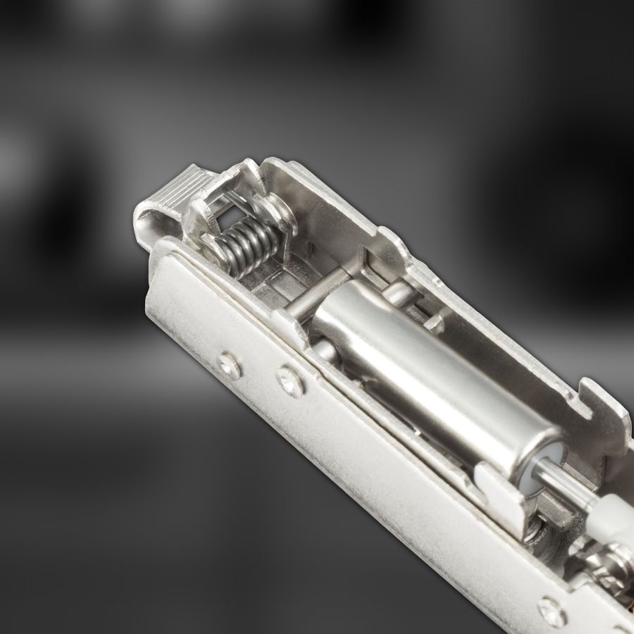 фото Петля накладная MF Прима Топ (Prima Top), с трехмерной регулировкой, 45 мм, быстросъемная, с доводчиком