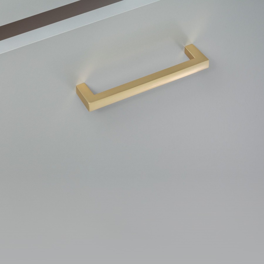 фото Ручка-скоба ТЕРРА, 128 мм, золото браш