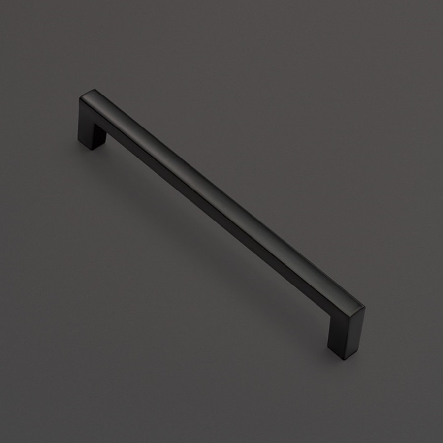 фото Ручка-скоба ТЕРРА, 160 мм, черный матовый