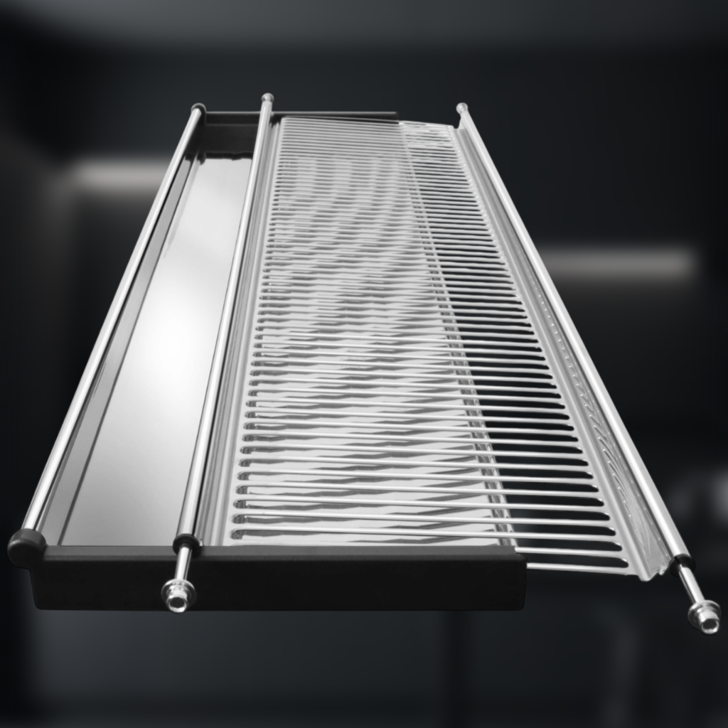 фото Посудосушитель из нержавеющей стали в шкаф 900 мм