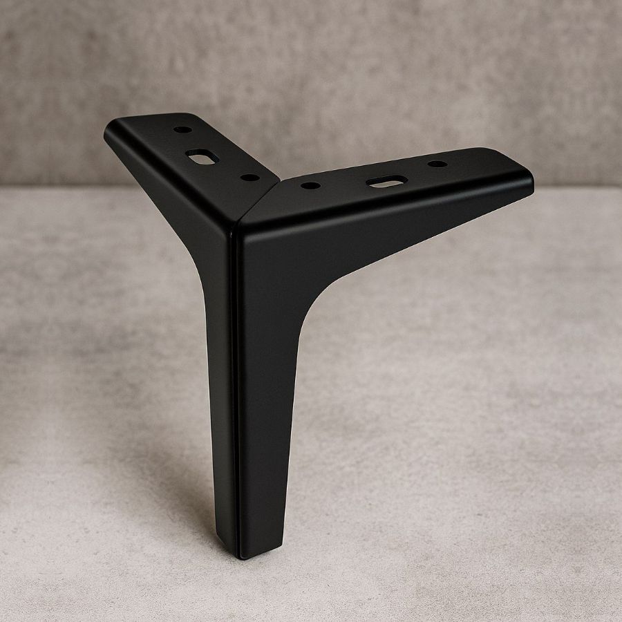 фото Опора для корпусной мебели Florence 100 мм, черная