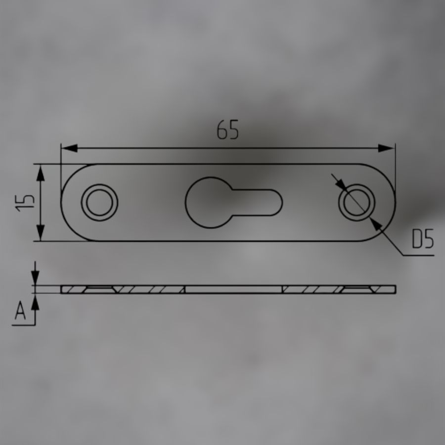 фото Подвеска 2 шурупа прорезь посередине