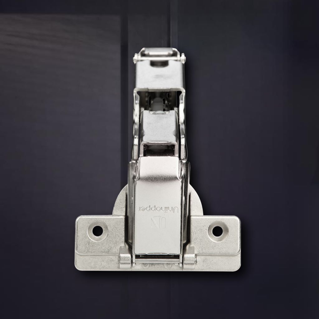 фото Угловая 165° 3D петля UNIHOPPER SETTON с доводчиком, 48 мм, с декоративной накладкой