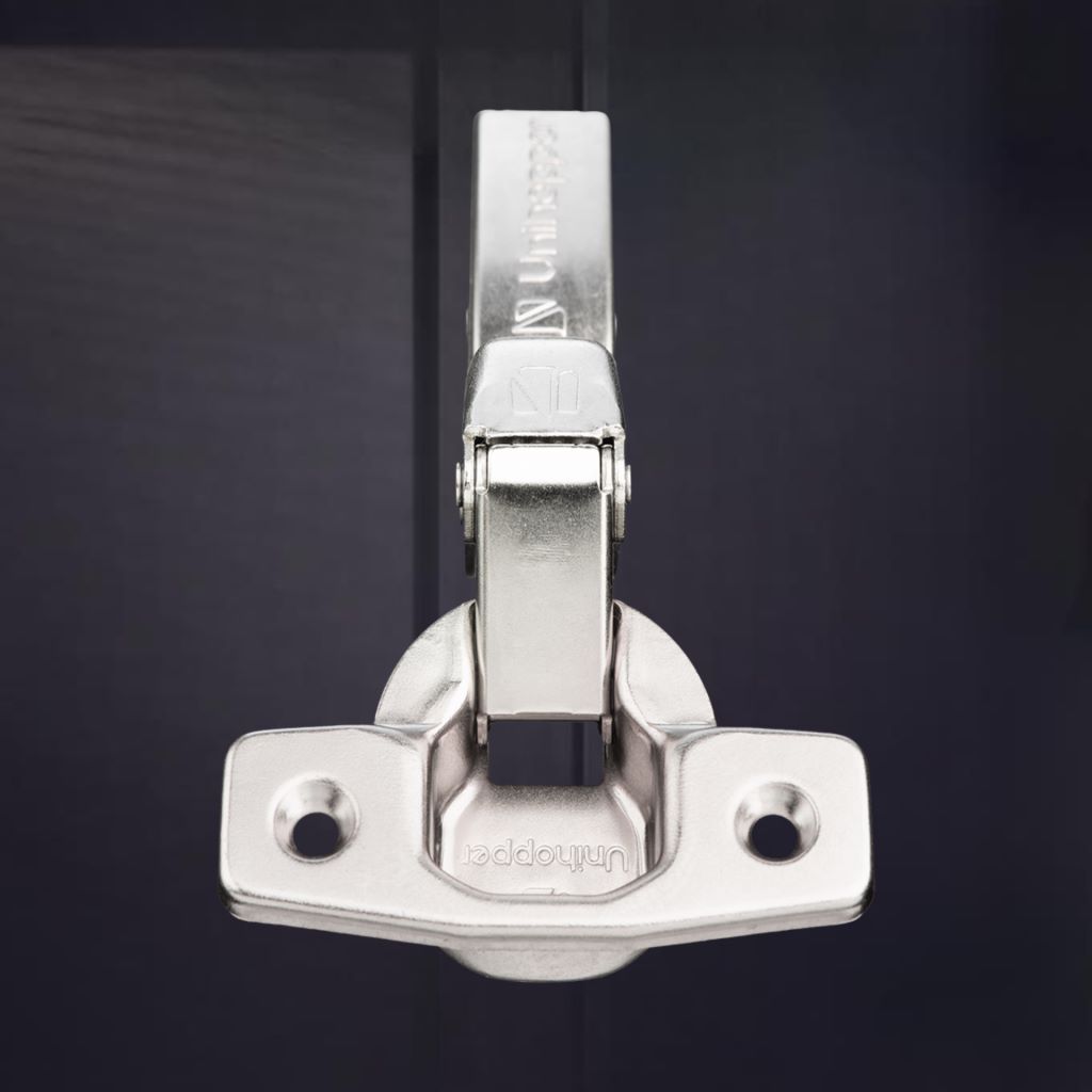 фото Вкладная 3D петля UNIHOPPER SETTON с доводчиком, 45мм, с декоративной накладкой