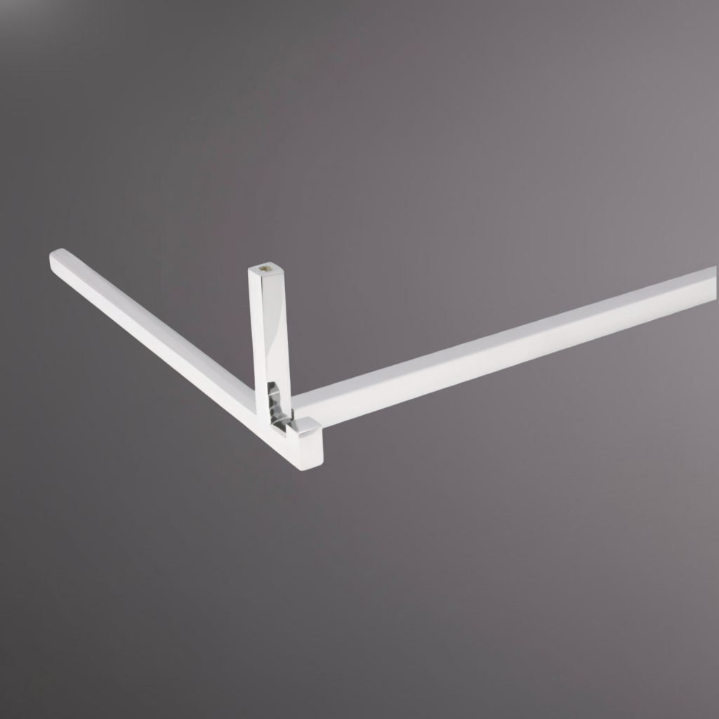 фото Вешалка П-образная для установки под полку, хром