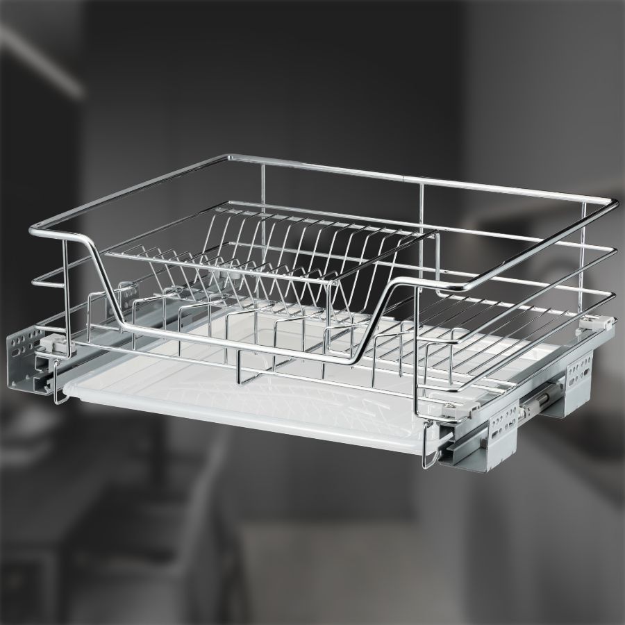 фото Посудосушитель в нижнюю базу 600 мм с доводчиком