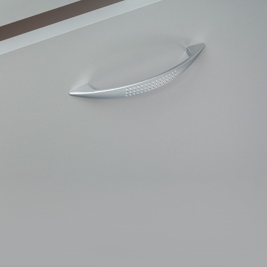 фото Ручка-скоба АЛЬТАИР, 128 мм, хром матовый