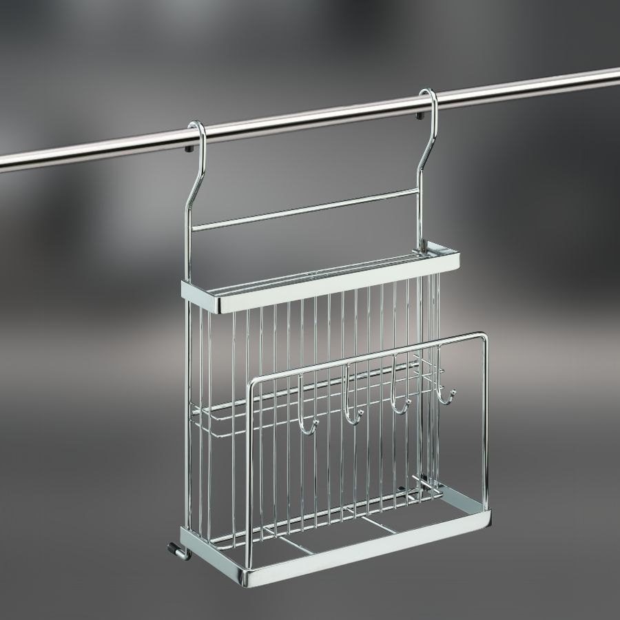 фото Полка для ножей и разделочной доски CWJ302B ALBA 250х160х390мм