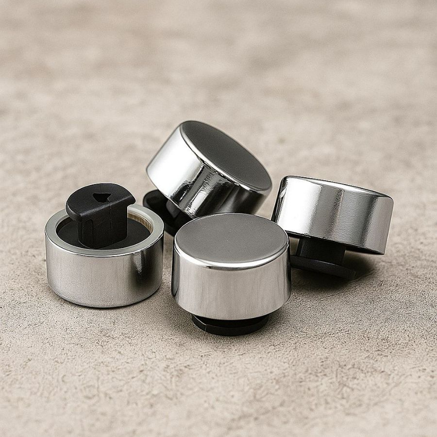 фото Зеркалодержатель пластик Темпо D=17мм, Хром