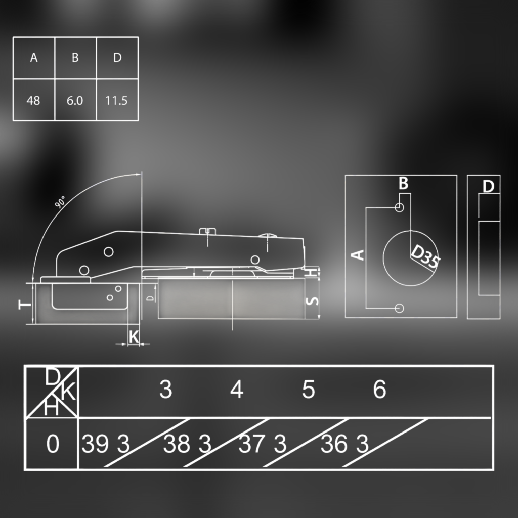 фото Петля угловая 90° MF Prima All-2-Way 3D, Clip-on, доводчиком, мягкий ход, никель