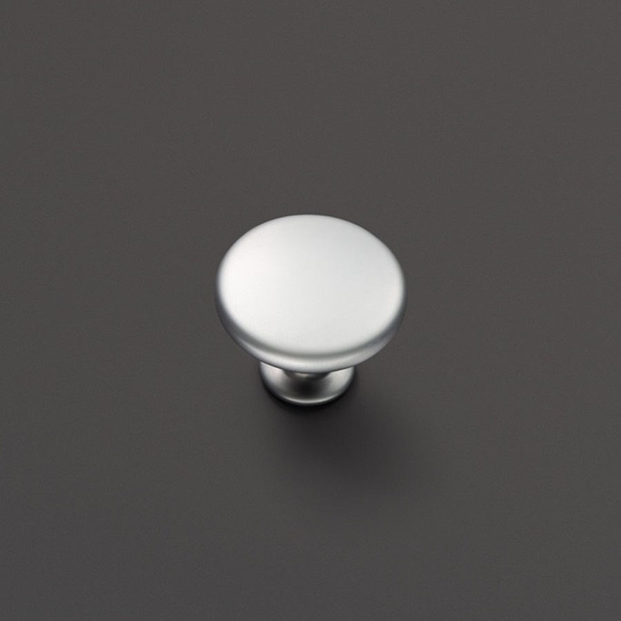 фото Ручка-кнопка КАССИО, хром матовый