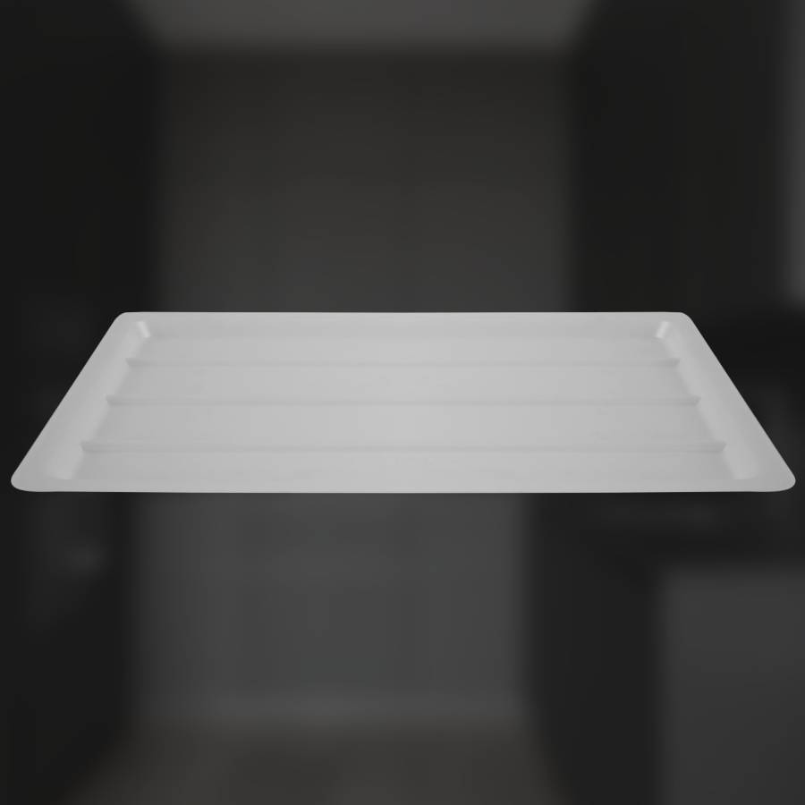 фото Сушилка для посуды двухуровневая настольная белая