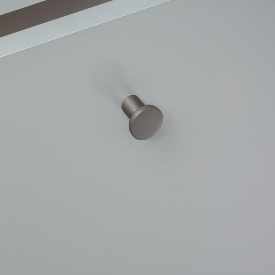 фото Ручка-кнопка ТЕЙЯ, серый матовый