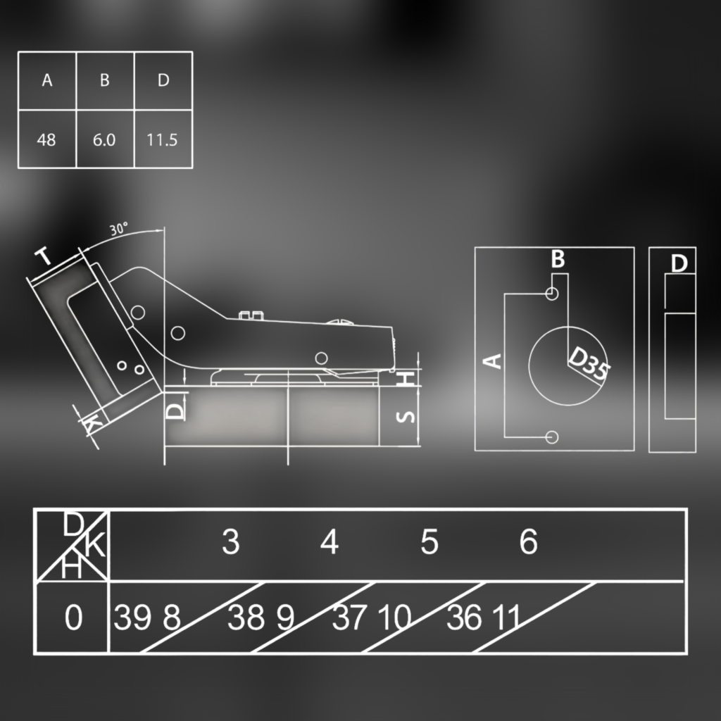 фото Петля угловая 30° MF Prima All-2-Way 3D, Clip-on, доводчиком, мягкий ход, никель