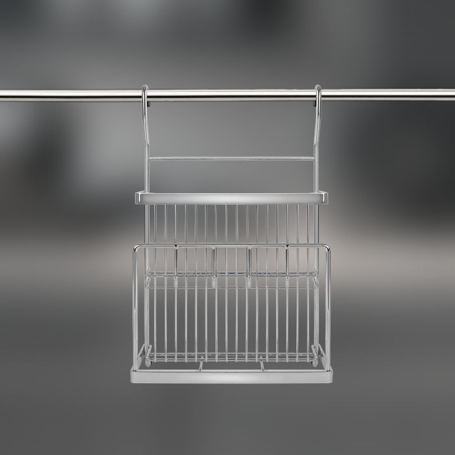 фото Полка для ножей и разделочной доски CWJ302B ALBA 250х160х390мм