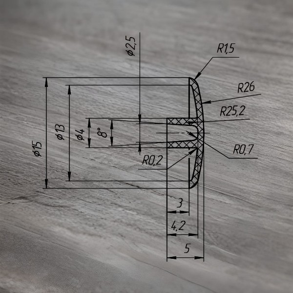 фото Заглушка под шестигранник №21