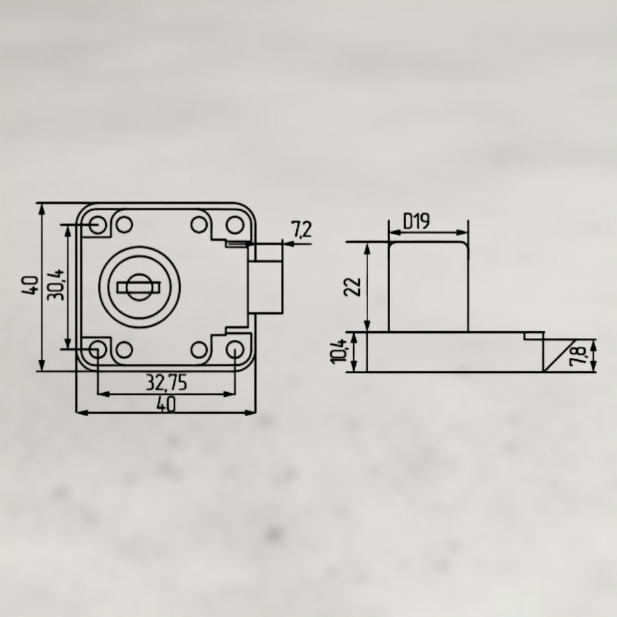 фото Замок LOCK.338.CR, автомат