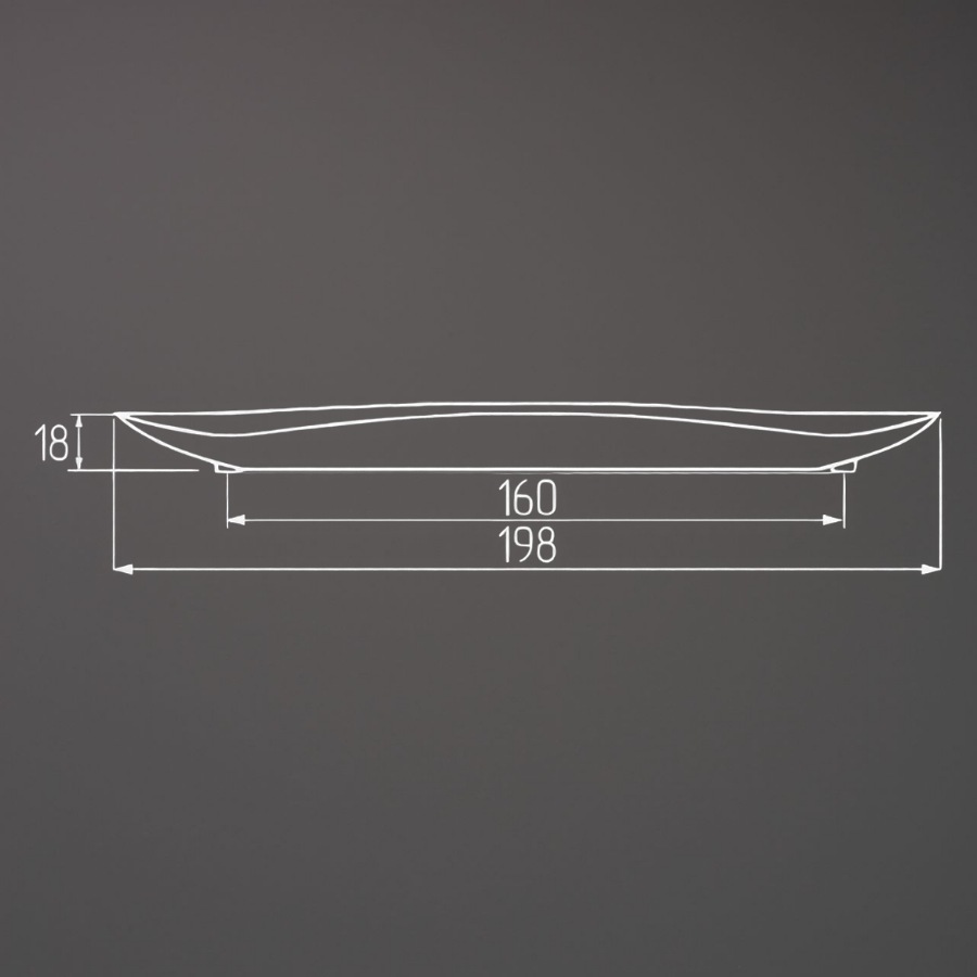 фото Ручка-скоба ЭРОС, 160 мм, хром глянцевый