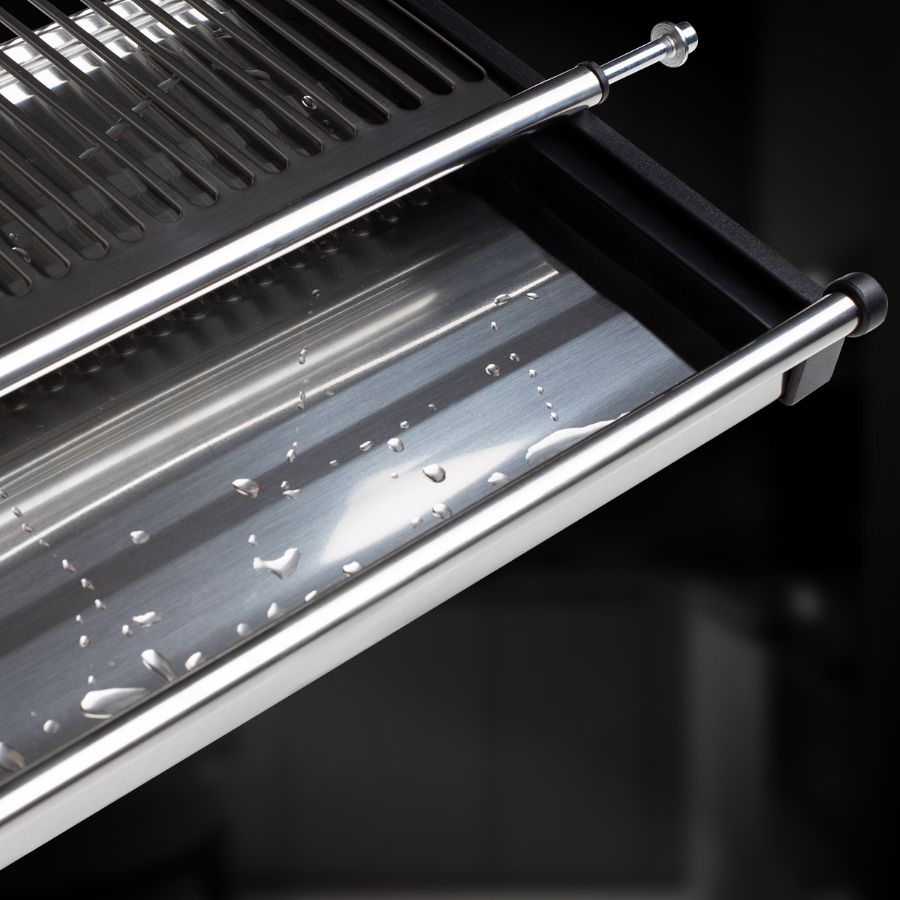 фото Посудосушитель одноуровневый из нержавеющей стали в шкаф 800 мм