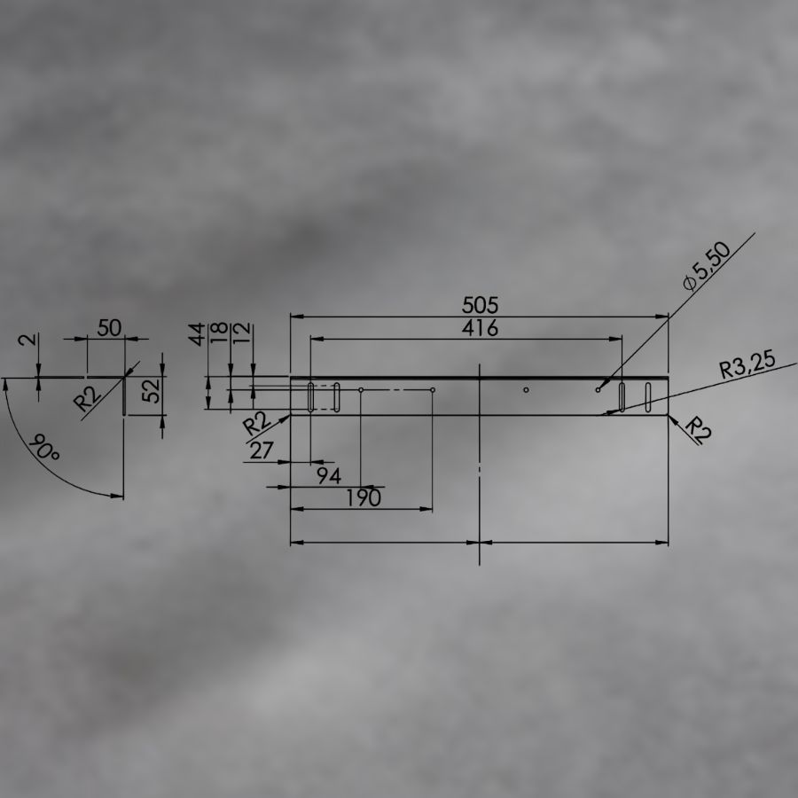фото Уголок 308 для крепления духового шкафа (комплект 2 шт)