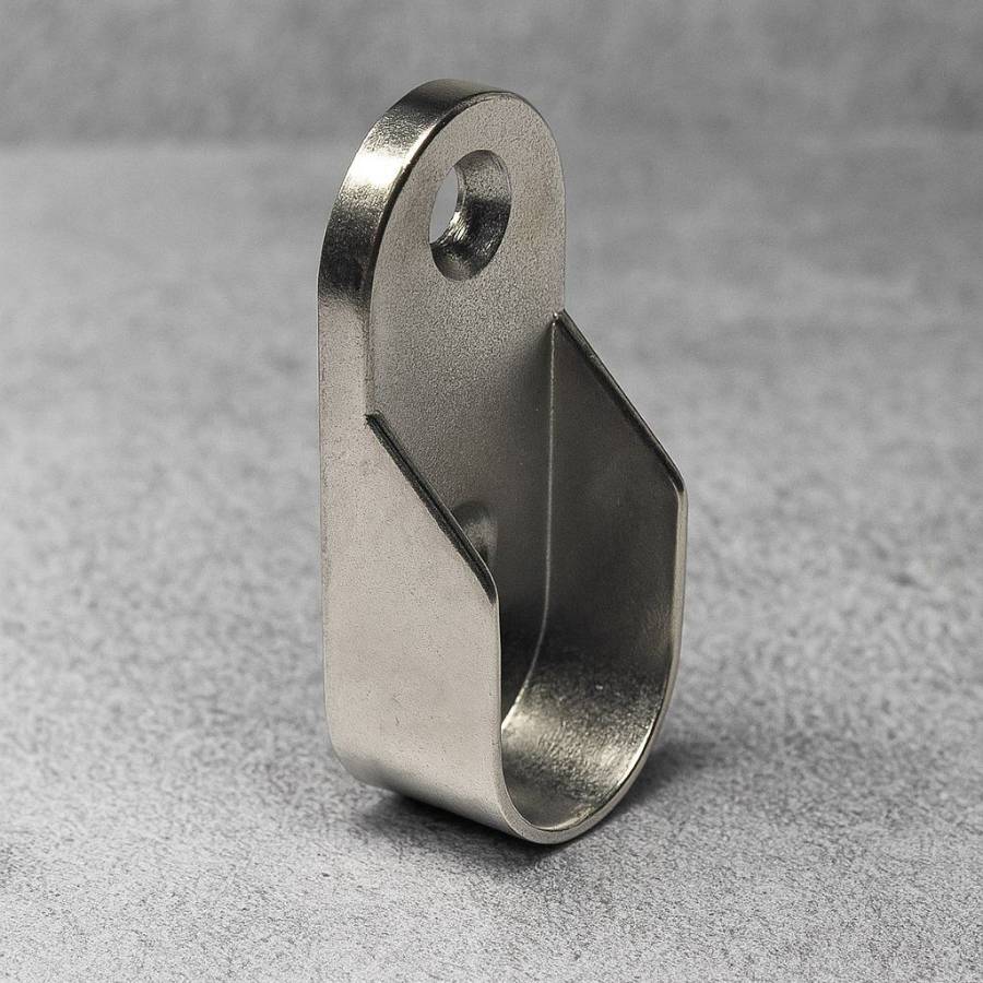 фото Штангодержатель алюминиевый для овальной штанги 30х15 мм, литой (12102.001) 