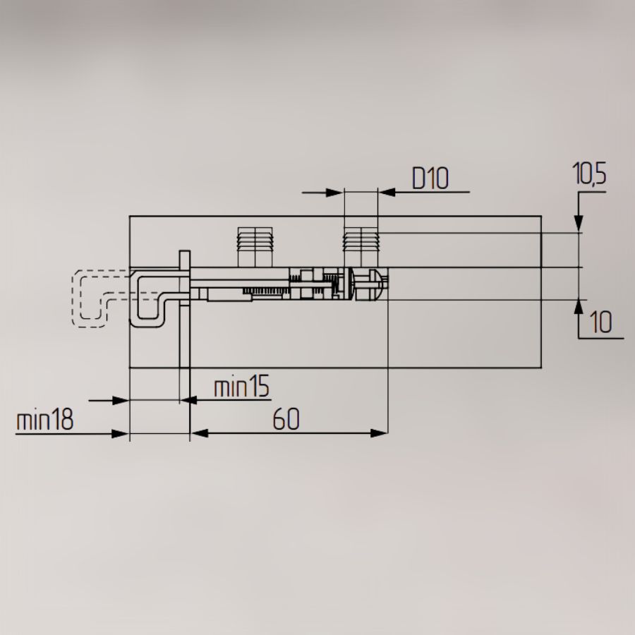 фото Подвеска усиленная 801(100кг) комплект левая+правая