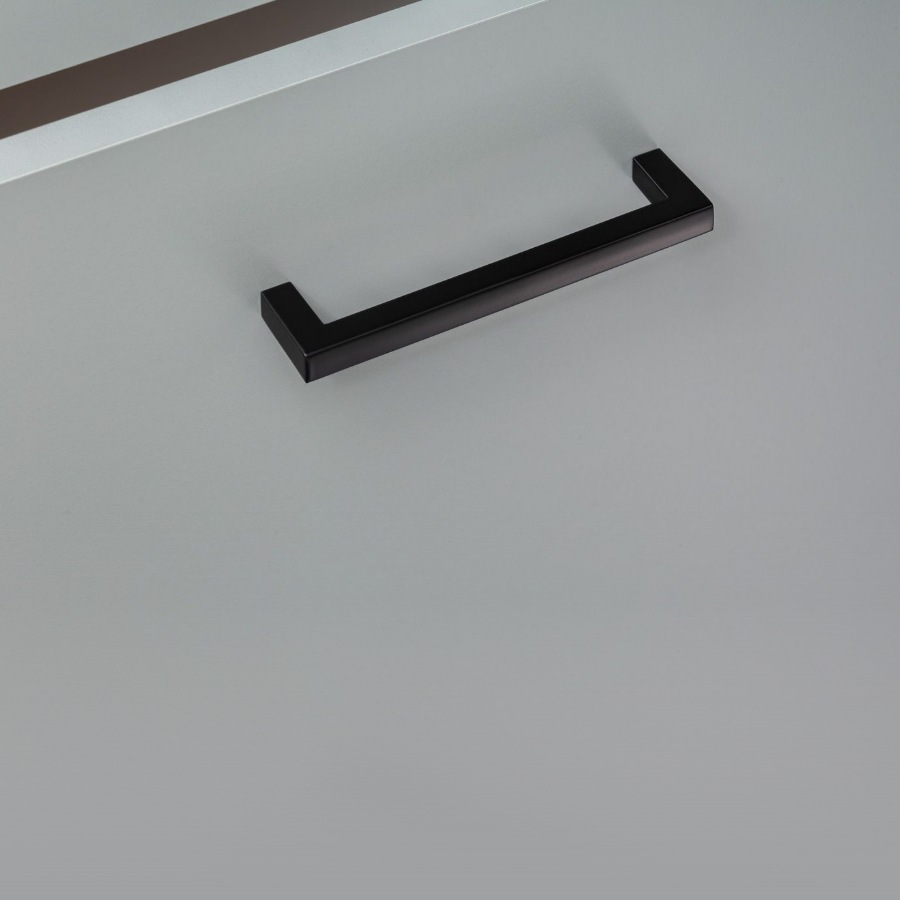 фото Ручка-скоба ТЕРРА, 128 мм, черный матовый