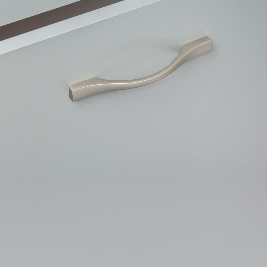 фото Ручка-скоба КАССИО, 128 мм, никель матовый