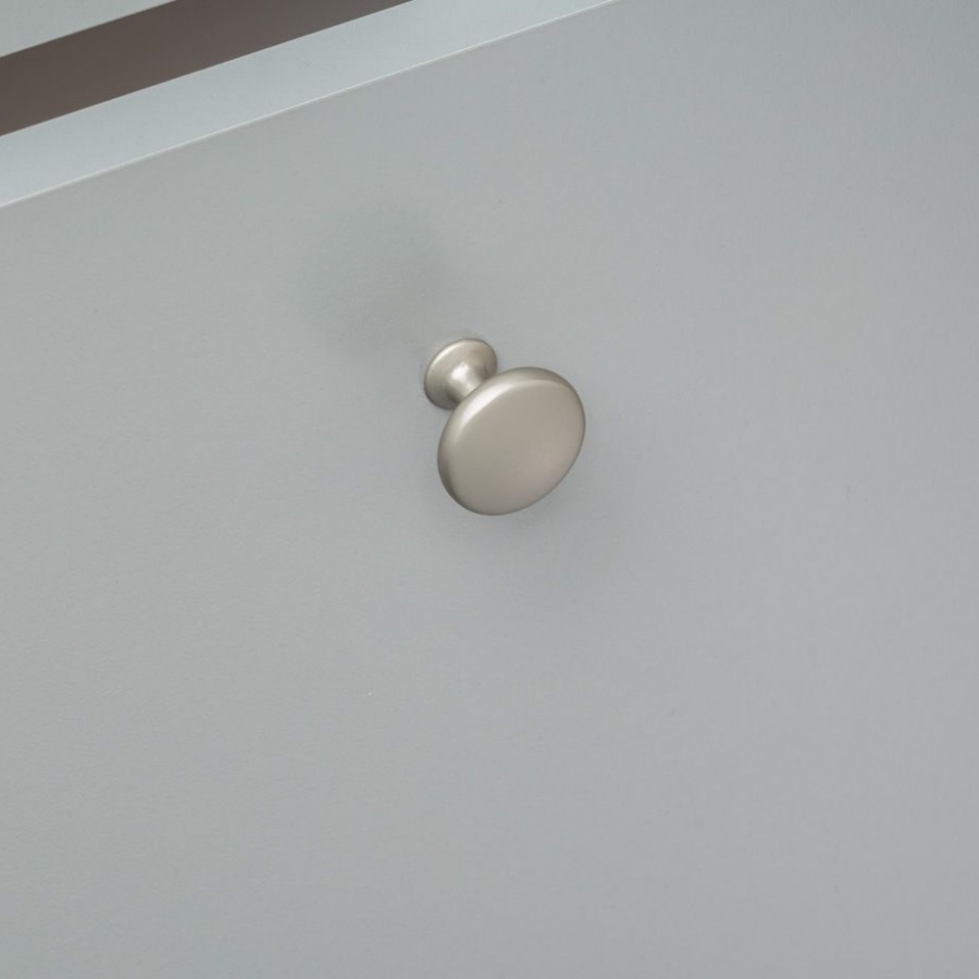 фото Ручка-кнопка КАССИО, никель матовый