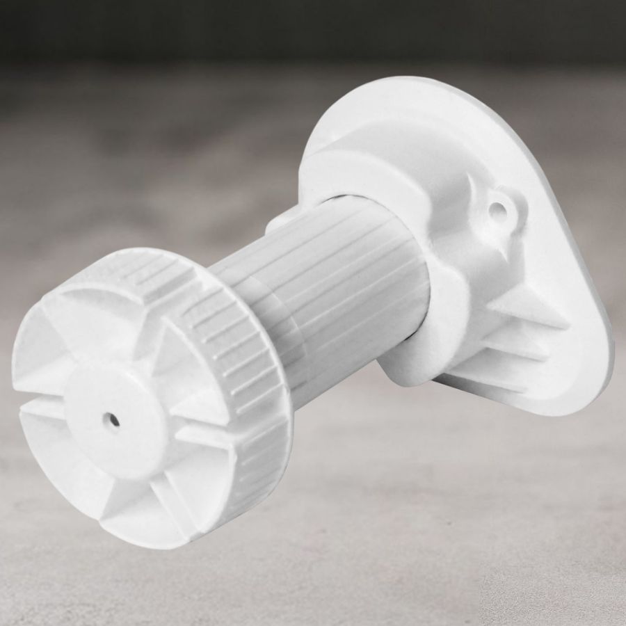 фото Опора кухонная 95-125мм, разборная, белая (без винта и клипсы)