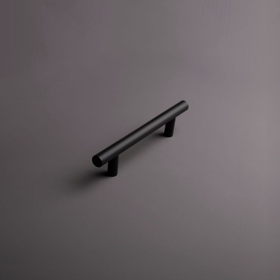 фото Ручка-рейлинг D=12 096/146, черный матовый