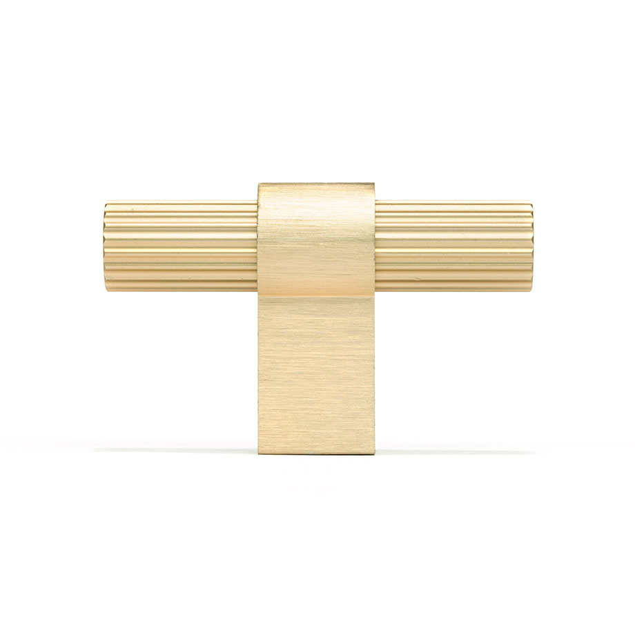 фото Ручка-кнопка АСТРЕЯ, золото браш