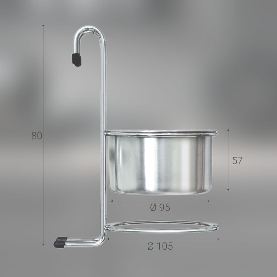 фото Кружка на рейлинг KCWJ301B-3 ALBA 110х150х280мм