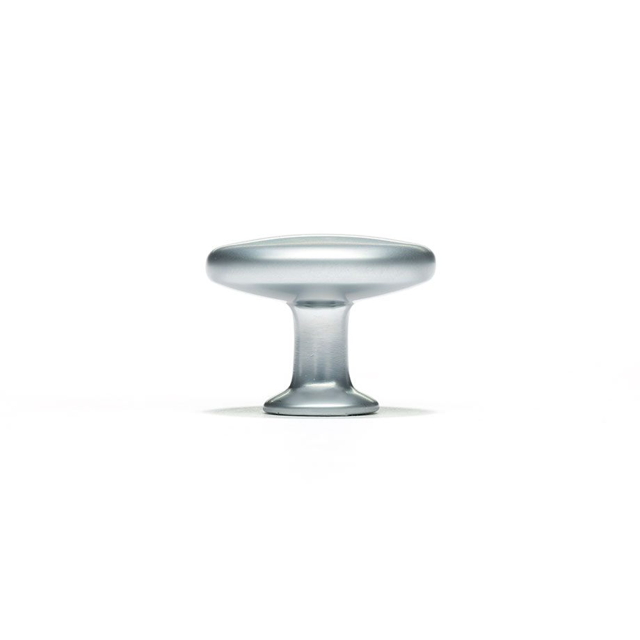 фото Ручка-кнопка КАССИО, хром матовый