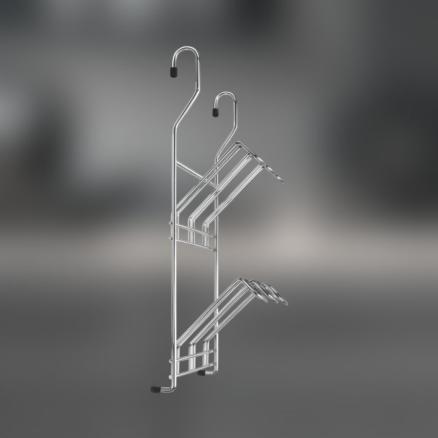 фото Полка для стаканов CWJ229-2 ALBA 240x100x340 мм хром