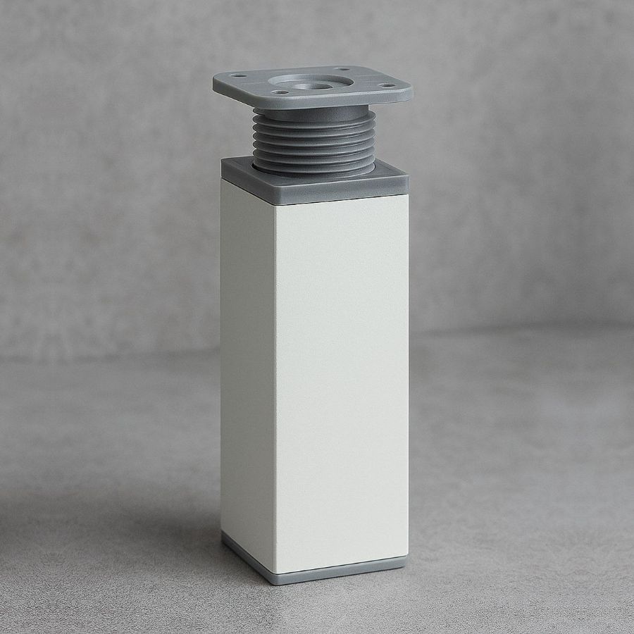 фото Опора декоративная H120+18мм 40,5х40,5мм, алюминий матовый