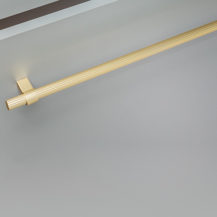 фото Ручка-скоба АСТРЕЯ, 960 мм, золото браш