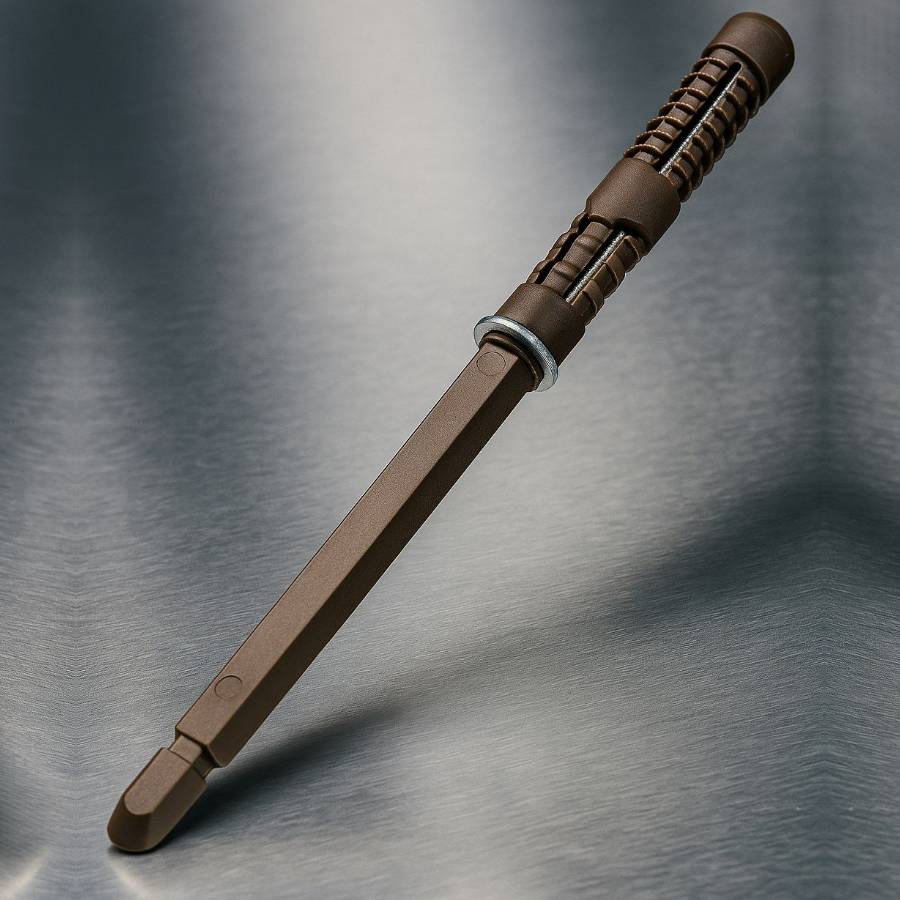 фото Менсолодержатель MF нерегулируемый, скрытого типа, 10х100мм, коричневый