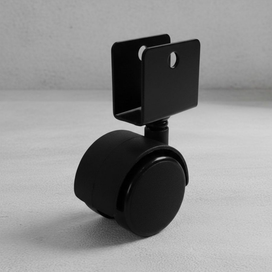 фото Колесная опора со скобой d 40 мм, 16х34х34х1.2мм