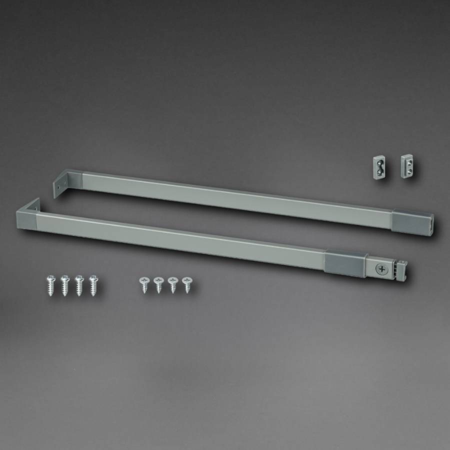 фото Квадратный рейлинг 450mm для ящика Unihopper Magic Box графит (комплект)