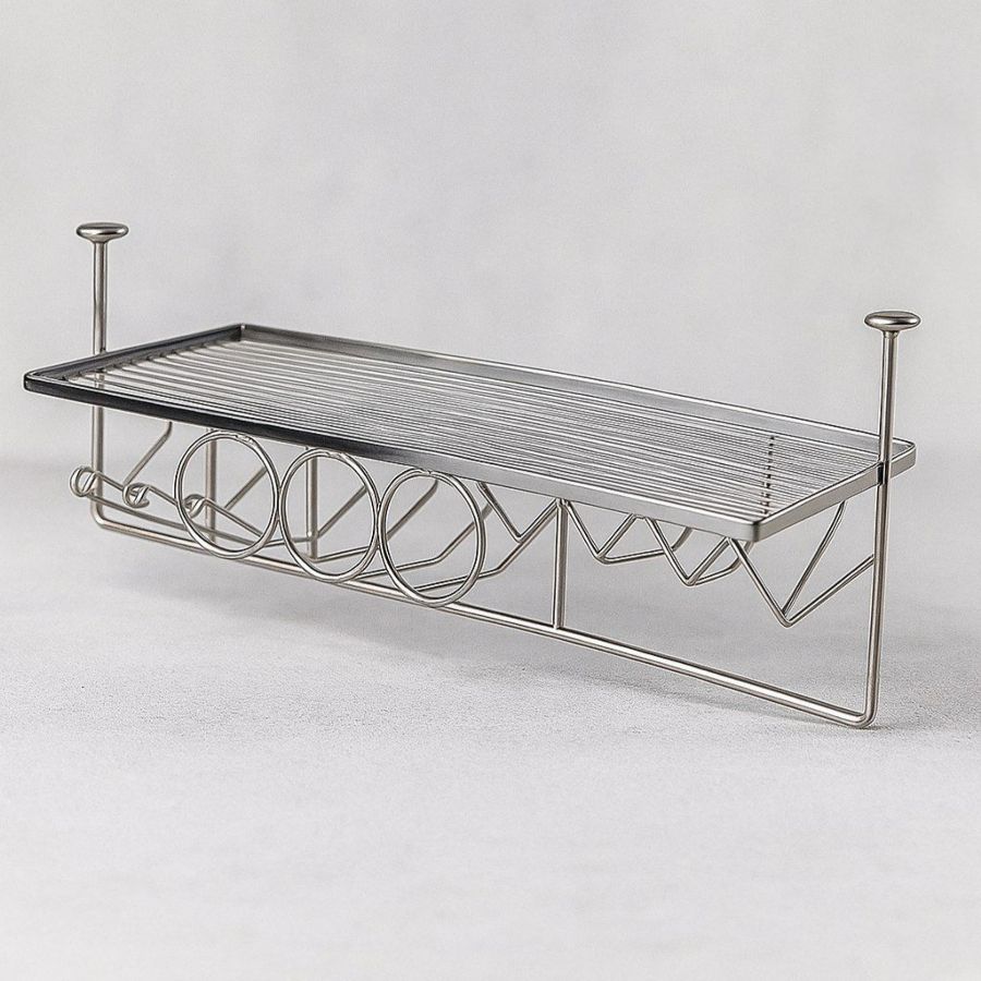 фото  Полка барная BJ001 ALBA 930х300х320мм с верхним креплением