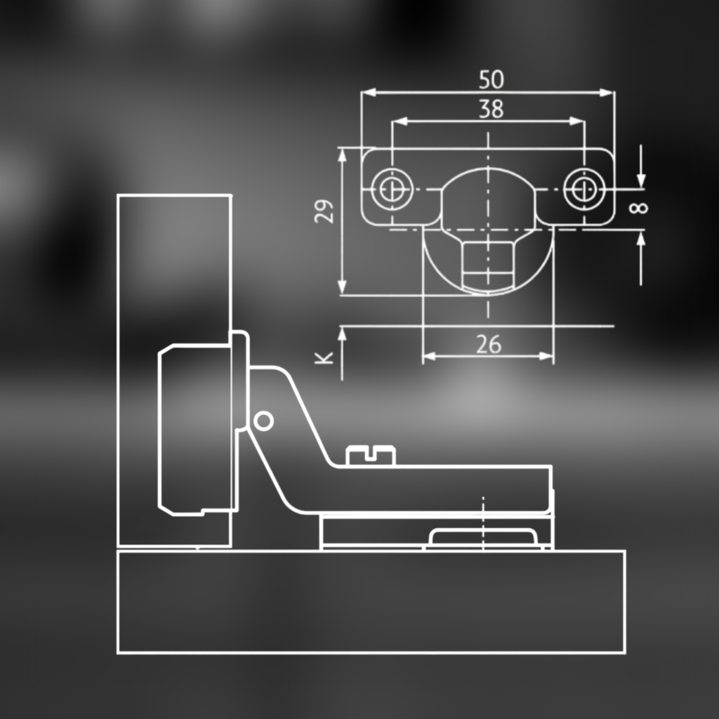 фото Минипетля вкладная MF-402C, slide-on