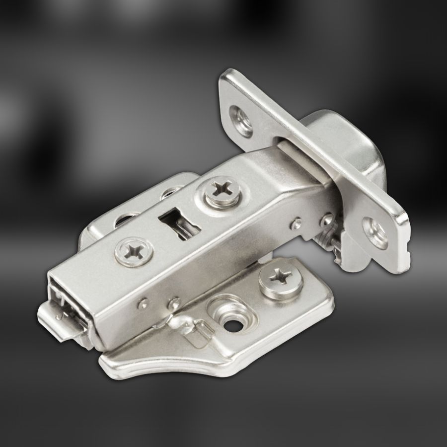 фото Петля накладная MF Прима Топ (Prima Top), с трехмерной регулировкой, 45 мм, быстросъемная, с доводчиком