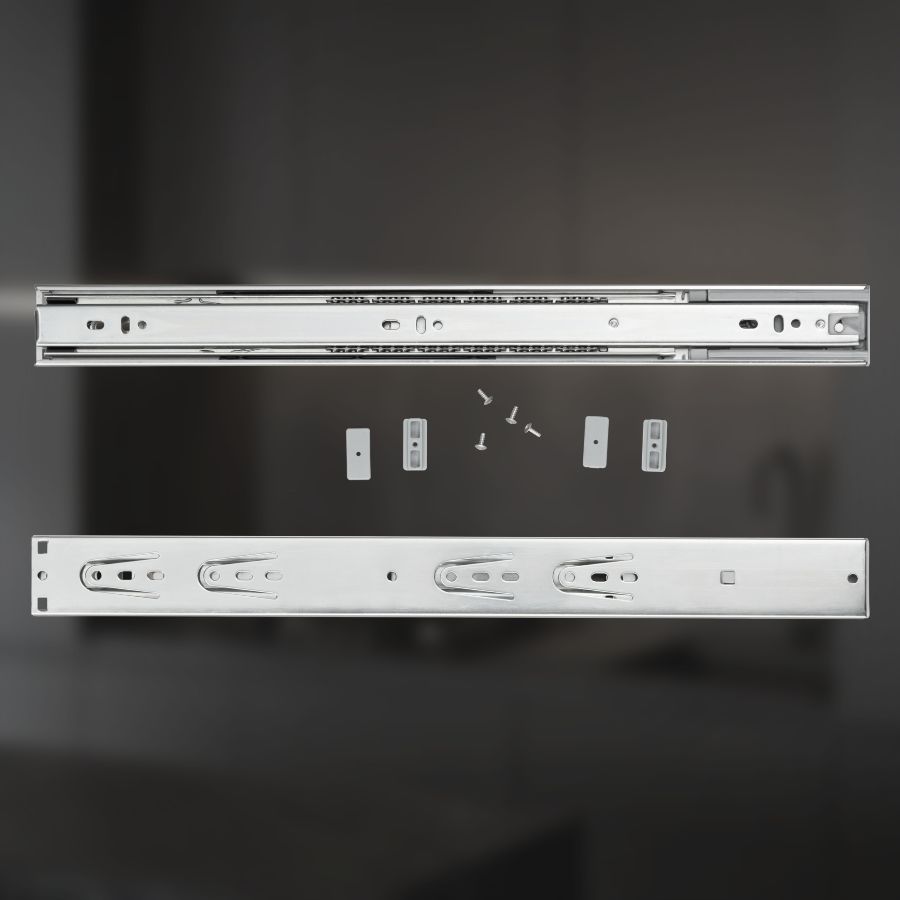 фото Выдвижная корзина двухуровневая в нижнюю базу 200 мм с доводчиком