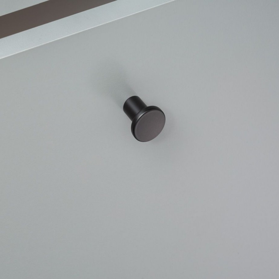 фото Ручка-кнопка ТЕЙЯ, черный матовый