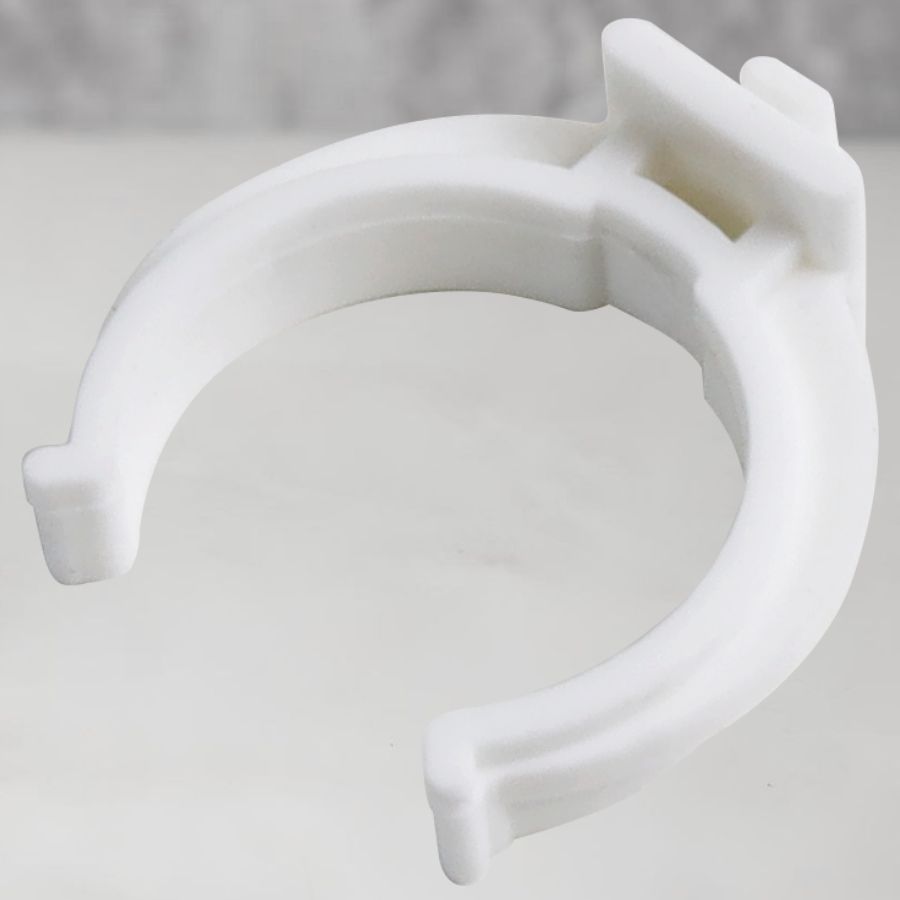 фото Клипса универсальная белая (для кухонной опоры под саморез)