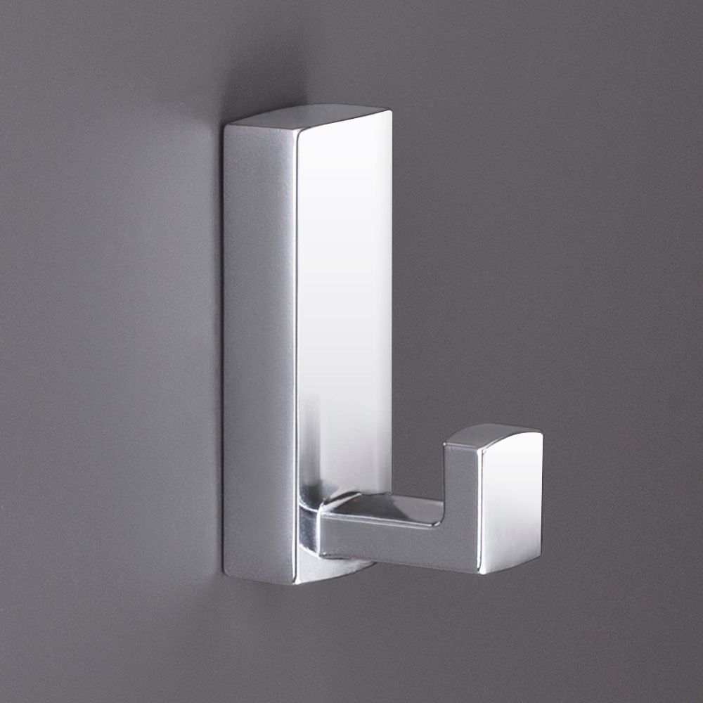 фото Крючок ОДИН однорожковый, хром глянцевый