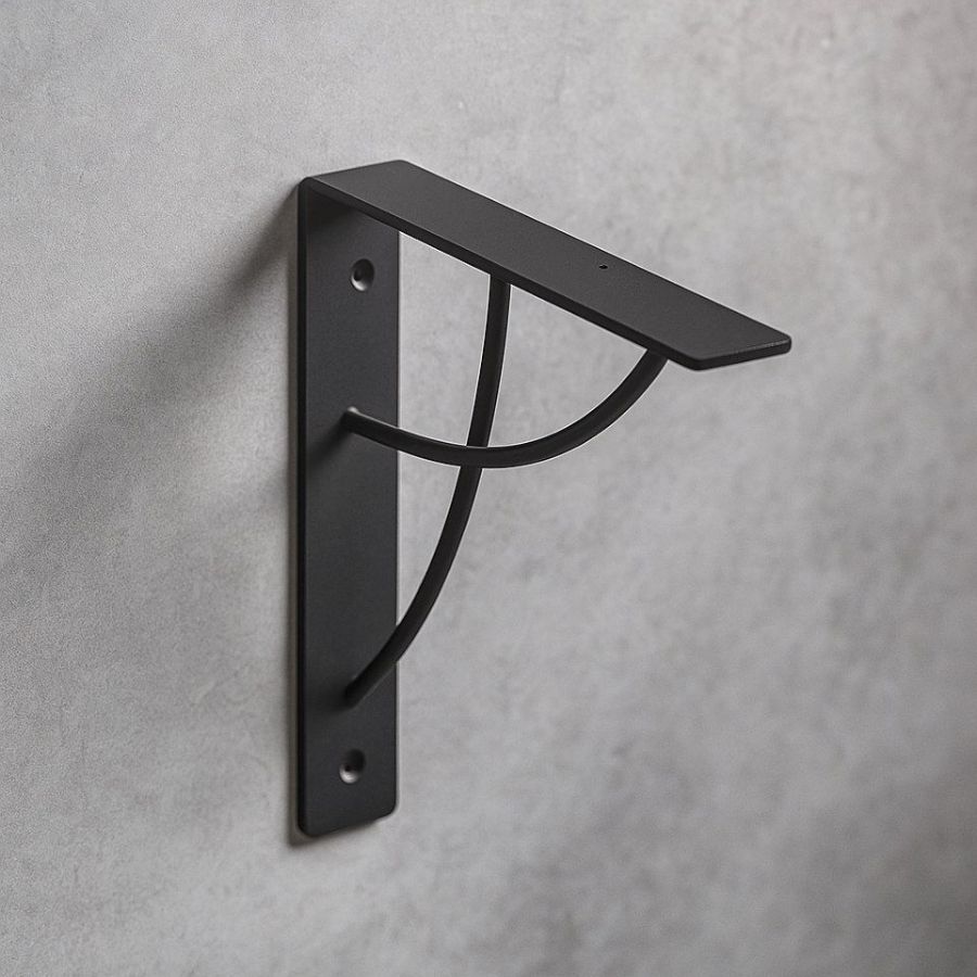 фото Полкодержатель LOFT-5 (180*180), черный (20 кг)