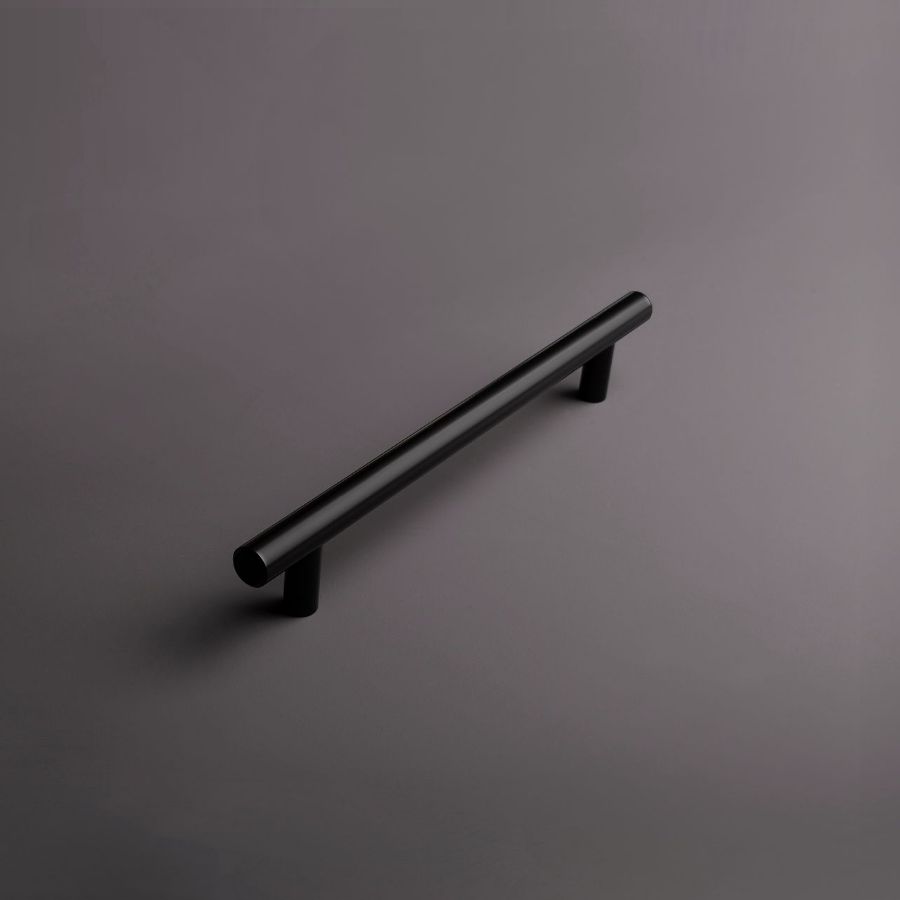 фото Ручка-рейлинг D=12 160/210, черный матовый