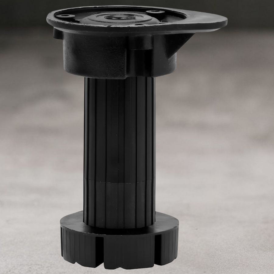 фото Опора кухонная 95-125мм, разборная, черная (без винта и клипсы)